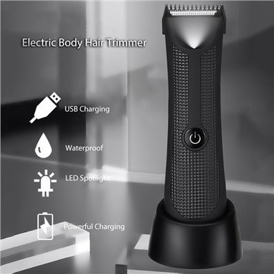 استمالة شعر الجسم القابلة لإعادة الشحن المقاومة للماء